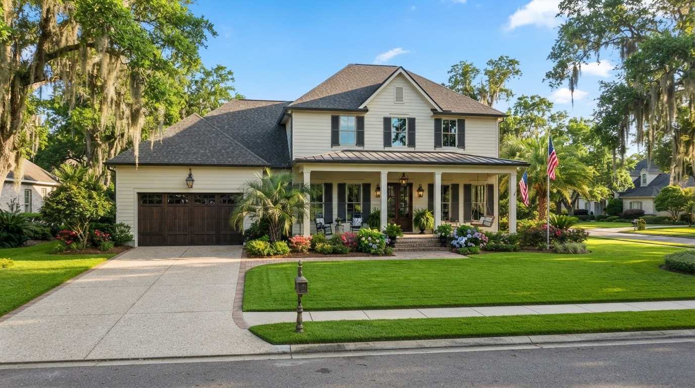 Comprehensive clean home exterior in Sulphur Louisiana
