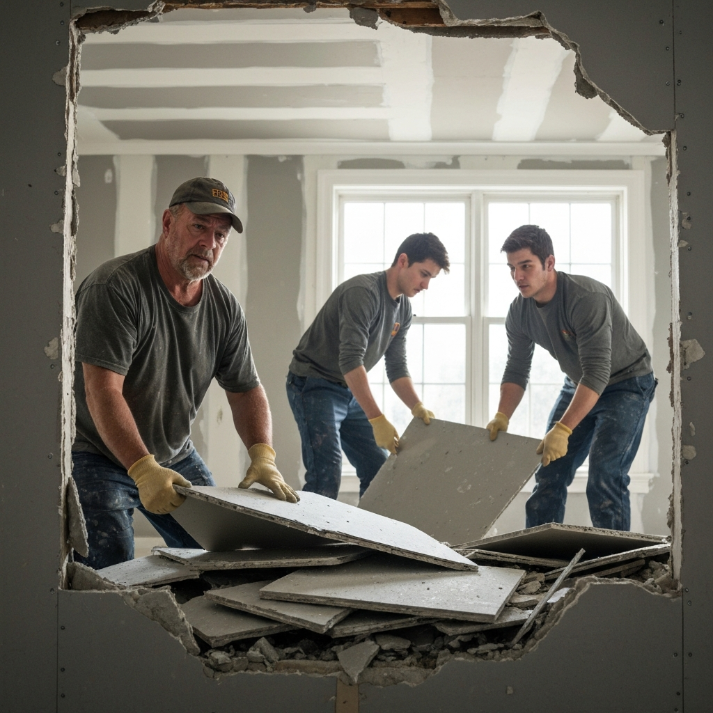 Flood Damage Cleanup process