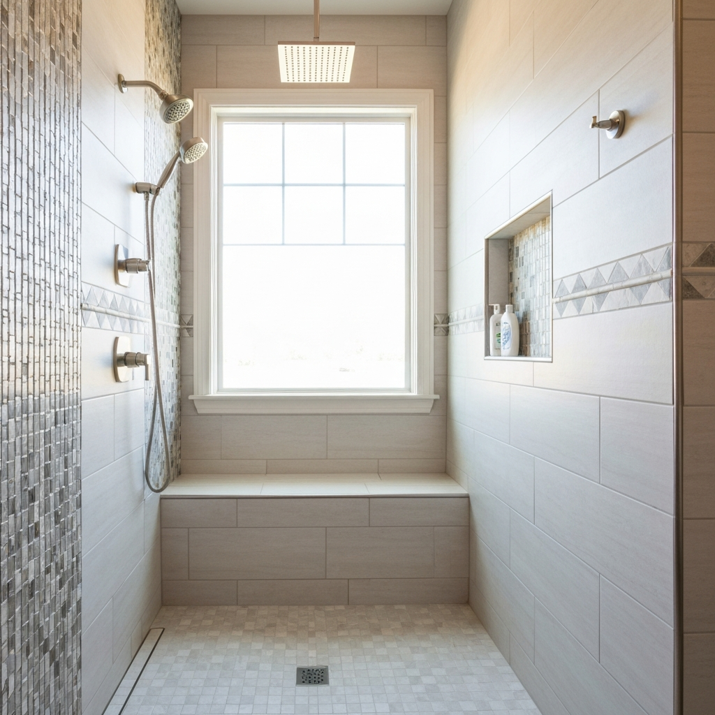 Tub-to-Shower Conversion After