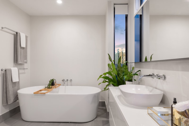 Modern bathroom interior