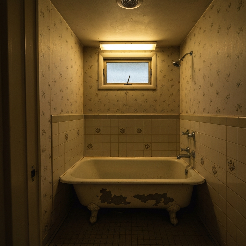 Master Bathroom Update Before