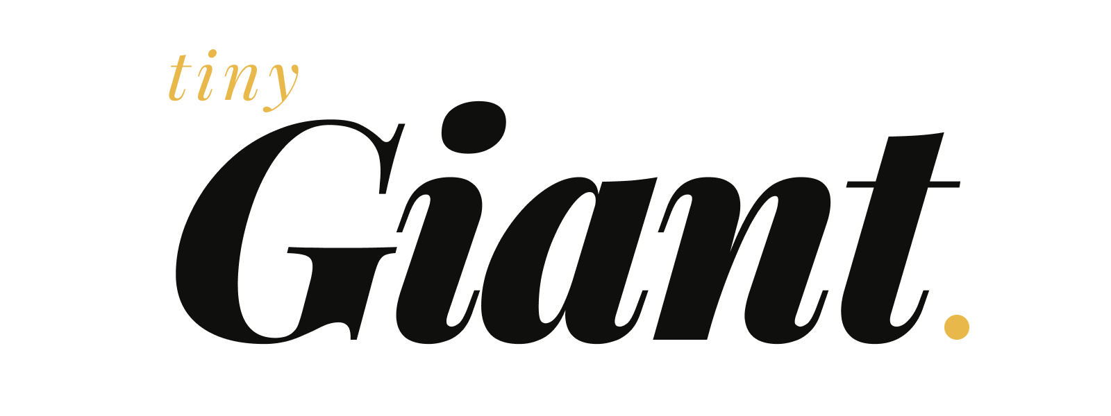 Tiny Giant Text Logo