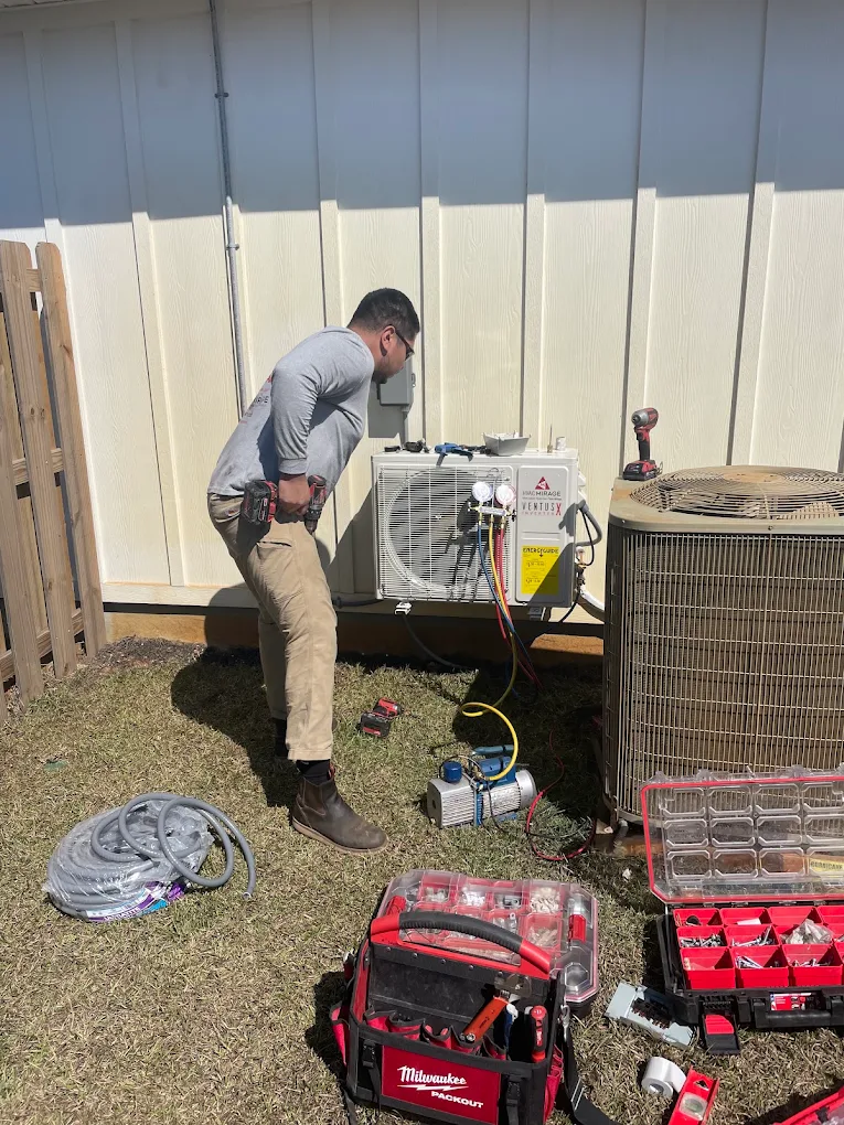 Multi-zone mini split heat pump system providing whole-house comfort in Texas