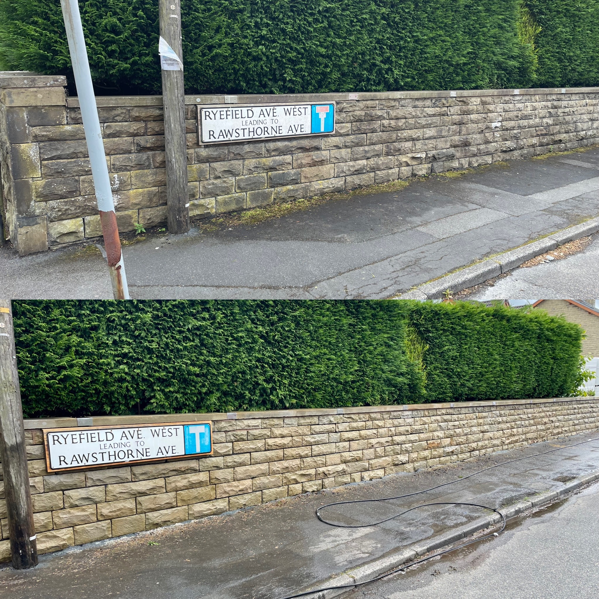 Brick and stone cleaning transformation 3