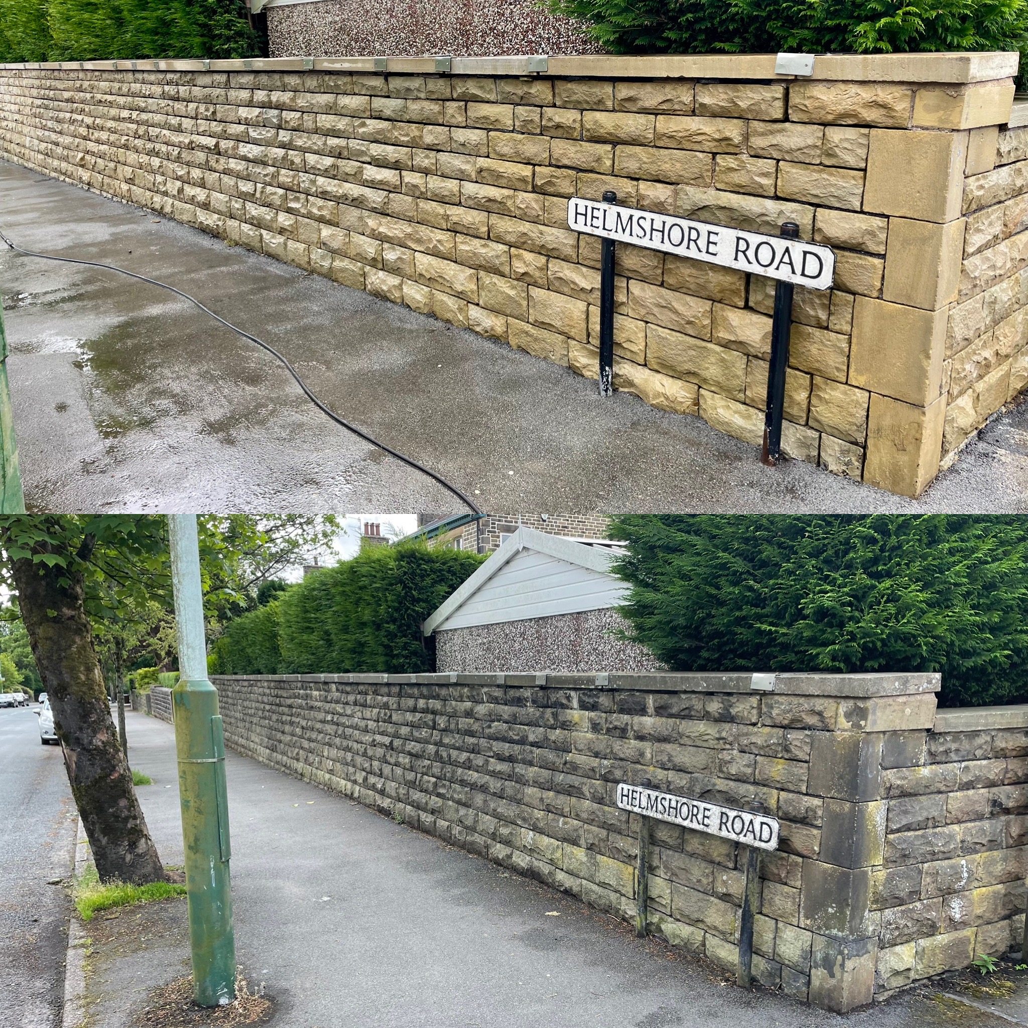 Brick and stone cleaning transformation 4