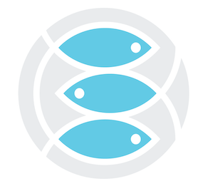 IBAM three-fish model graphic representing Give, Teach, and Equip