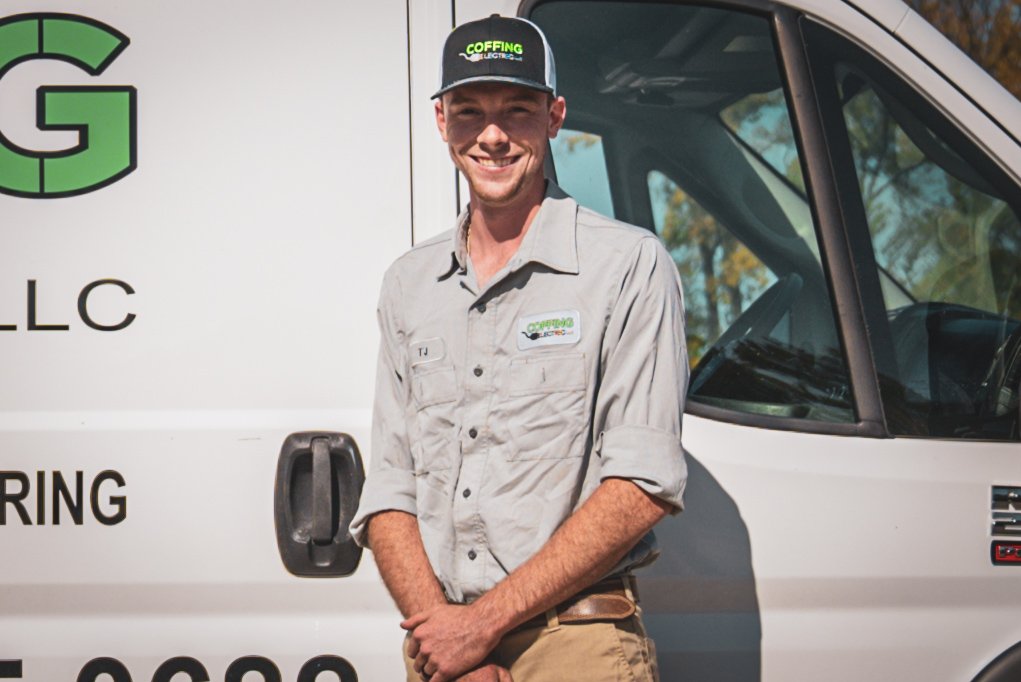 TJ, electrician at Coffing Electric LLC