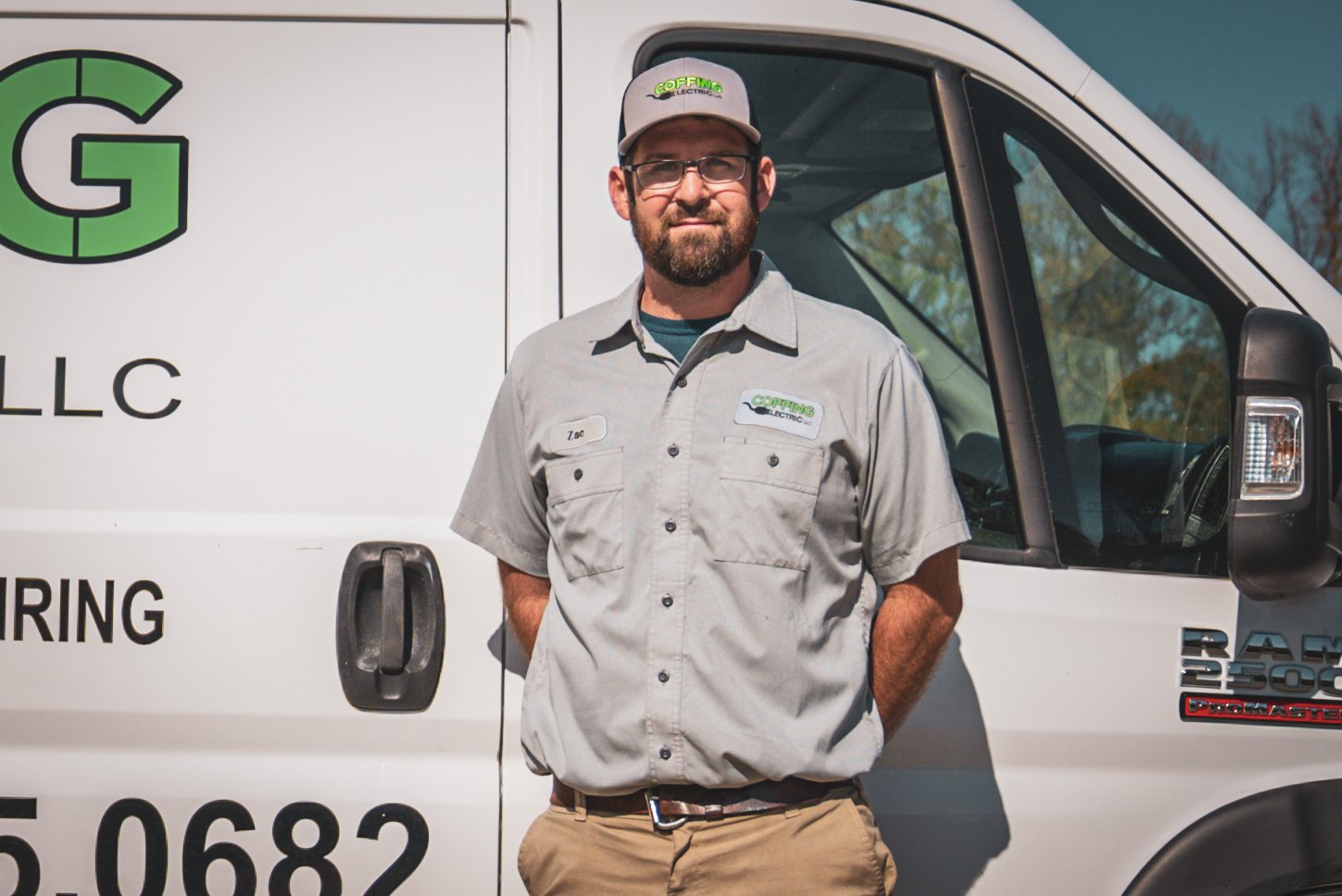 Zac Coffing, Founder & Co-Owner of Coffing Electric LLC, Central Ohio electrician