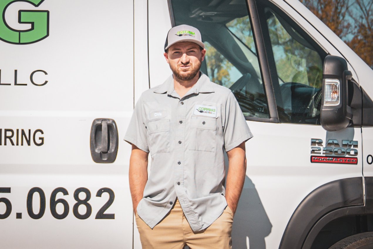 Chris, electrician at Coffing Electric LLC