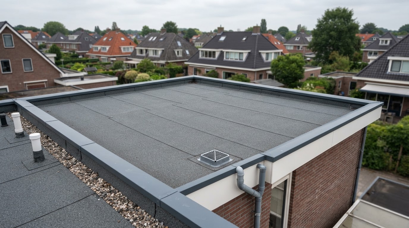 Plat dak onderhoud: zo voorkom je lekkage — Gerrits Schilderwerk en Onderhoud Arnhem