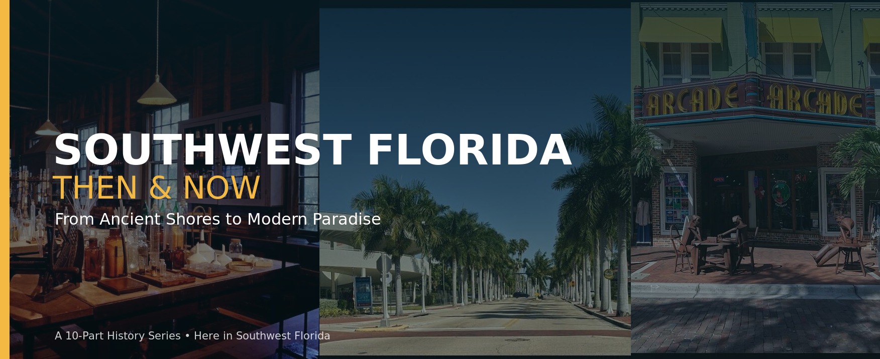 Southwest Florida Then & Now: From Ancient Shores to Modern Paradise. A 10-Part History Series.