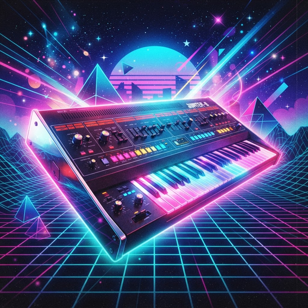 Synth-pop genre art