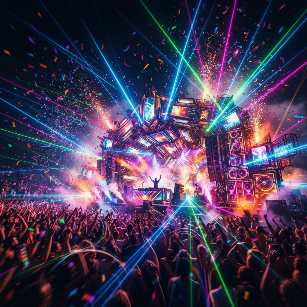 EDM genre art