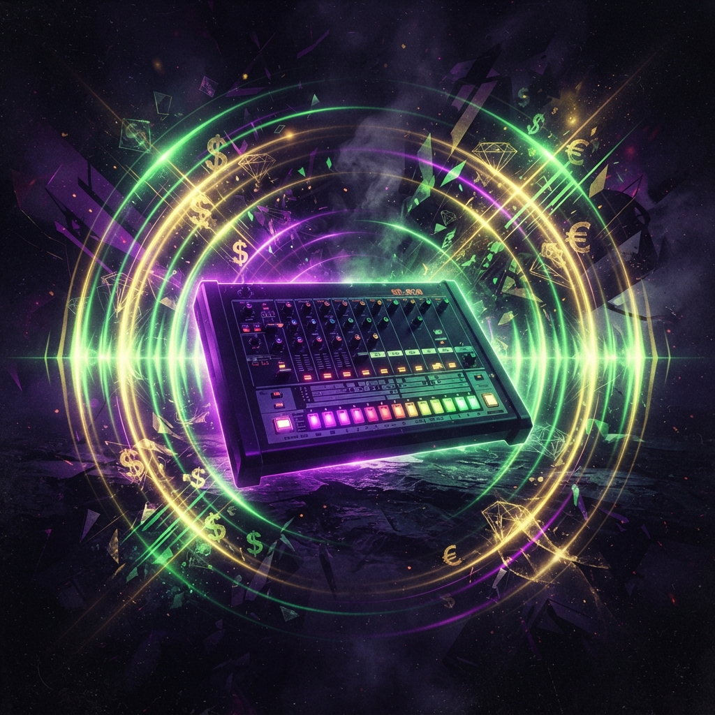 Trap genre art