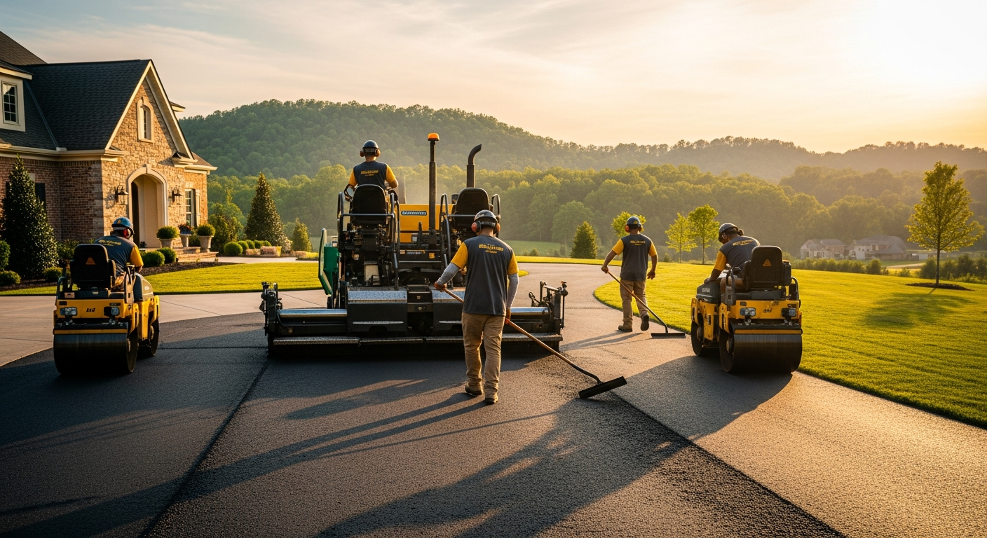 Asphalt paving contractor