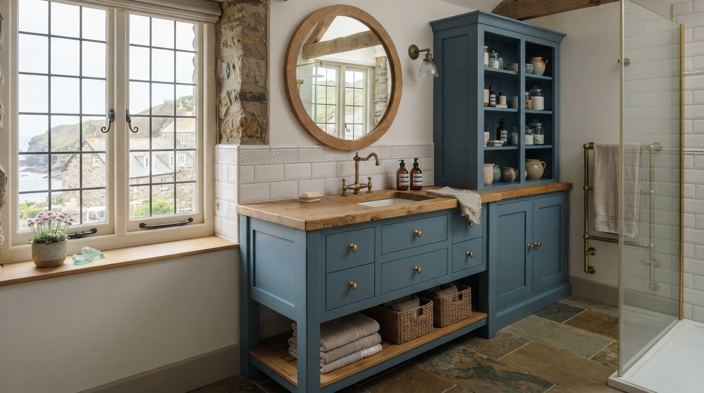 Fitted Bathroom Storage & Bespoke Vanities in Cornwall