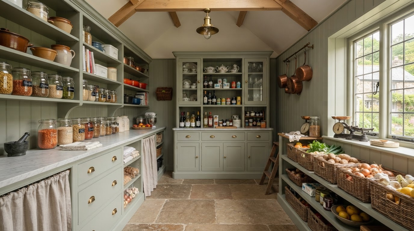 Walk-In Larders & Pantry Design for Cornish Kitchens