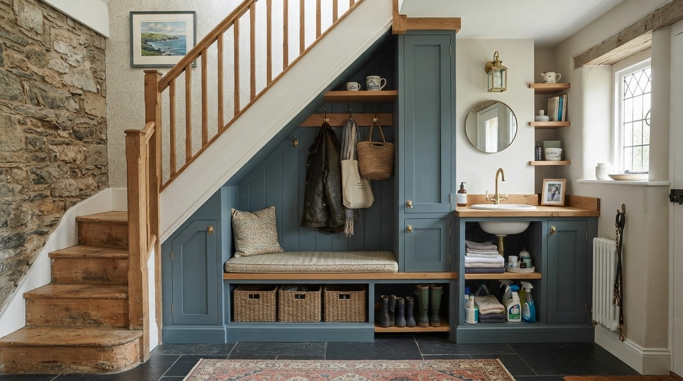 Under-Stairs Cloakrooms & Fitted WCs in Cornwall