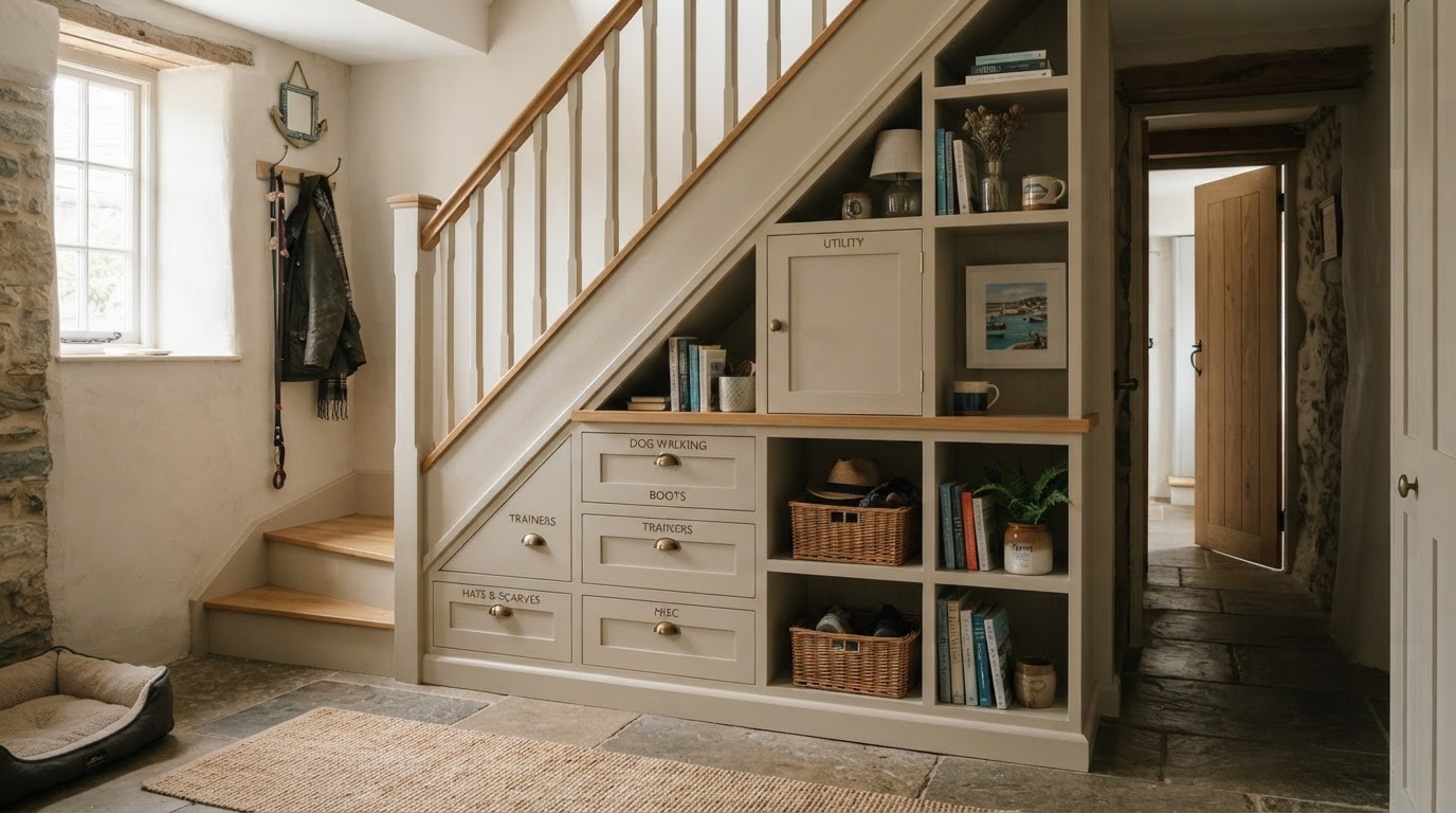 Under-Stairs Storage Ideas for Cornish Homes