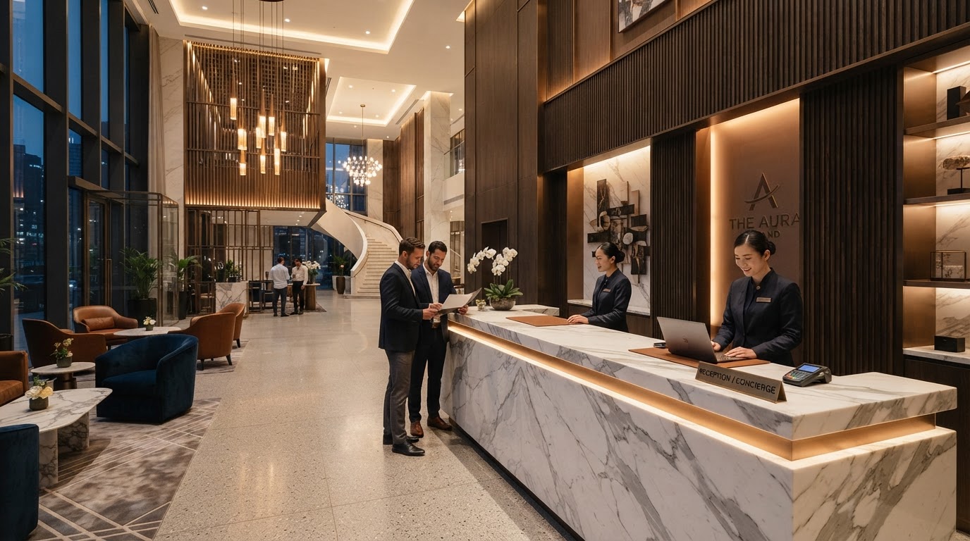 Commercial countertop projects by DC Specialty Granite & Marble
