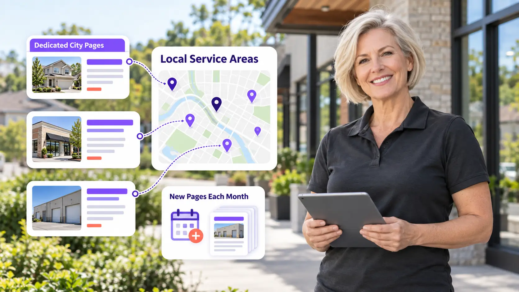 Expand Your Local Reach Every Month with Dedicated Service Area Pages
