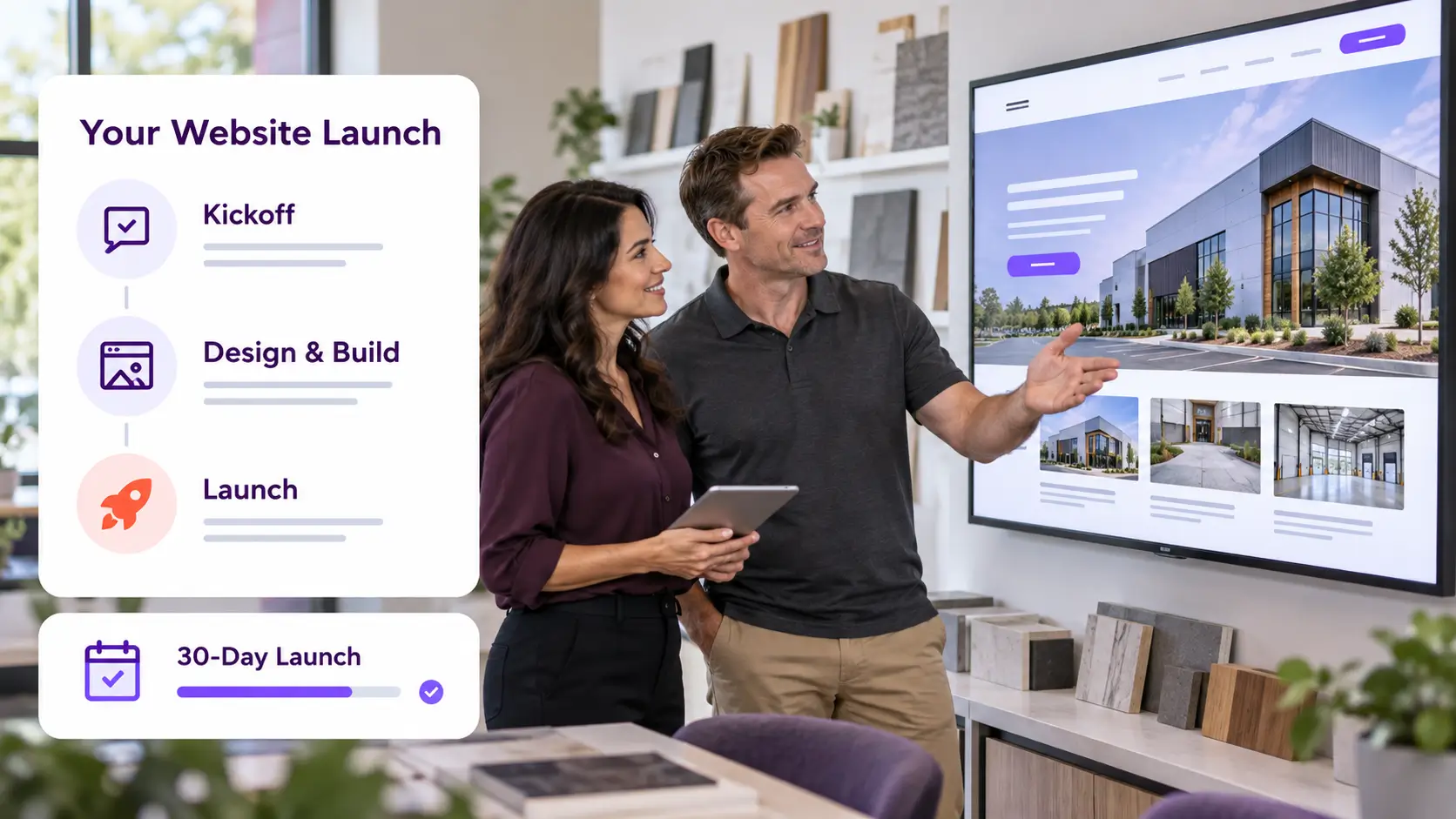 We'll Launch Your Site in 30 Days or Less - Guaranteed.