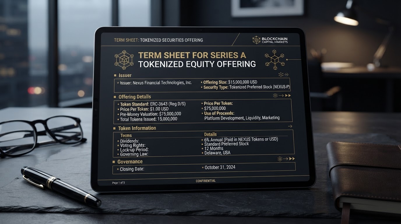 Offering Term Sheet