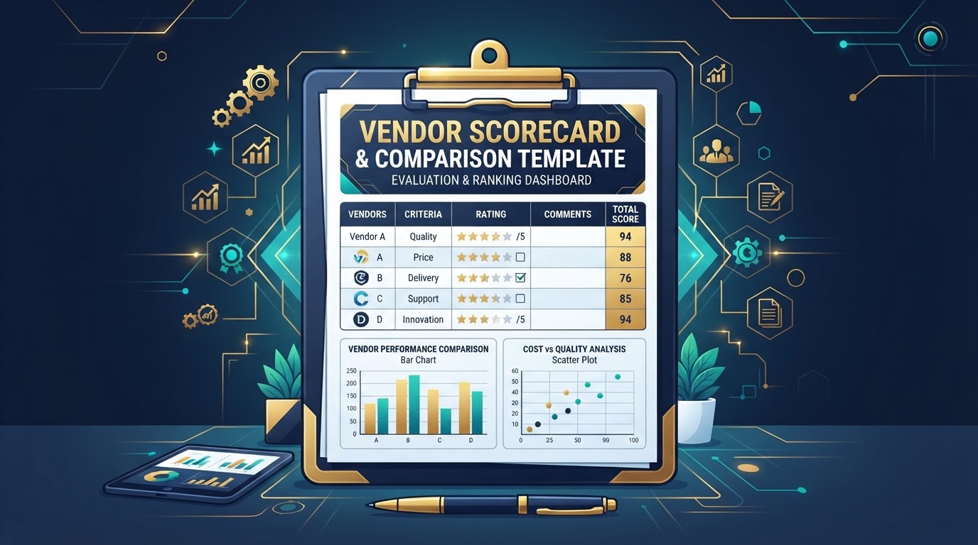 Tokenization RFP Comparison Vendor Scorecard