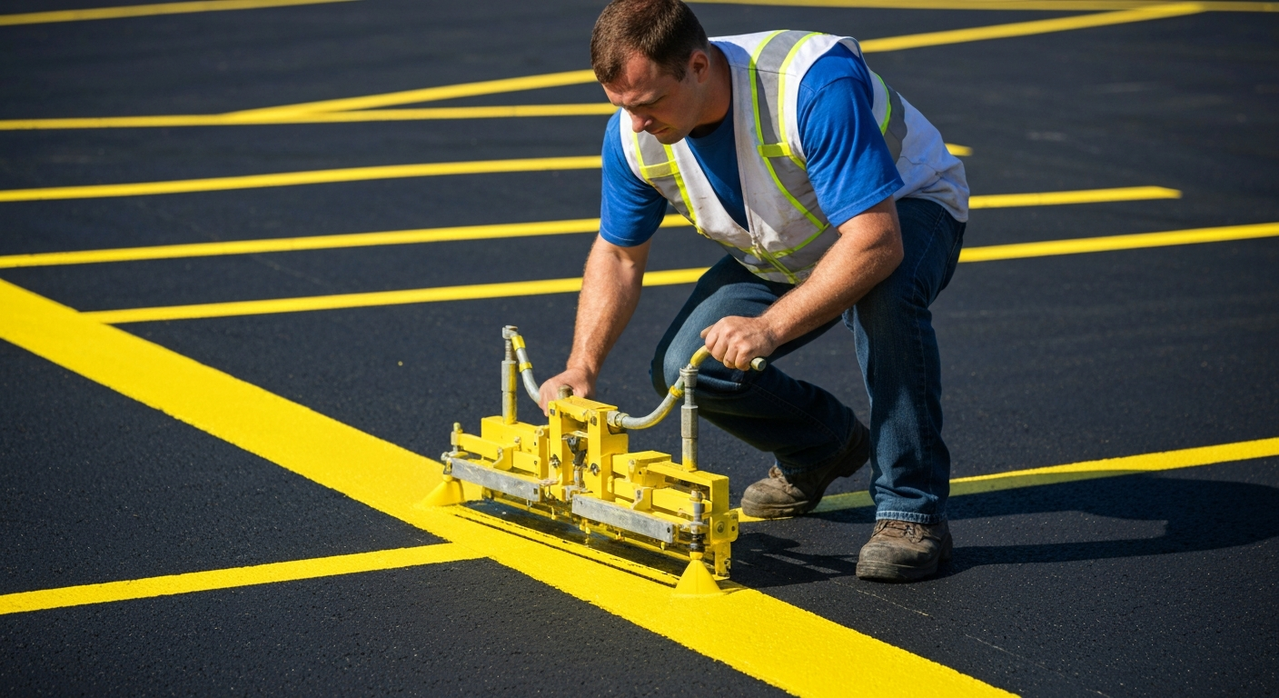 Parking Lot Striping and Sealcoating