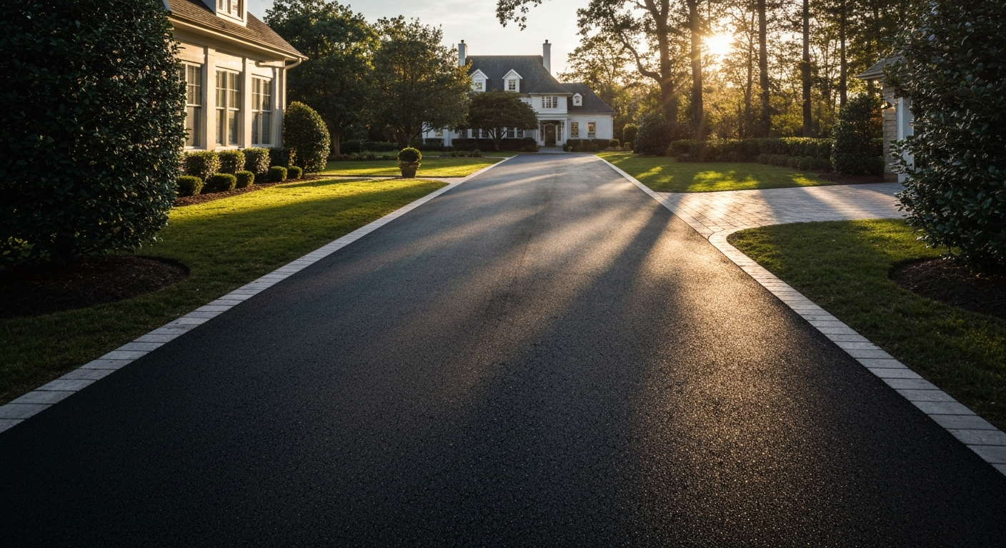 Residential driveway paving
