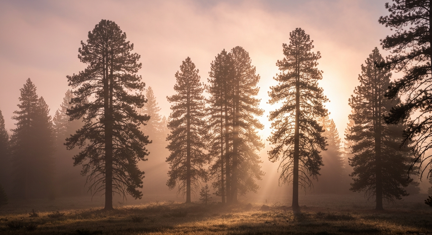 Montana Forest Background