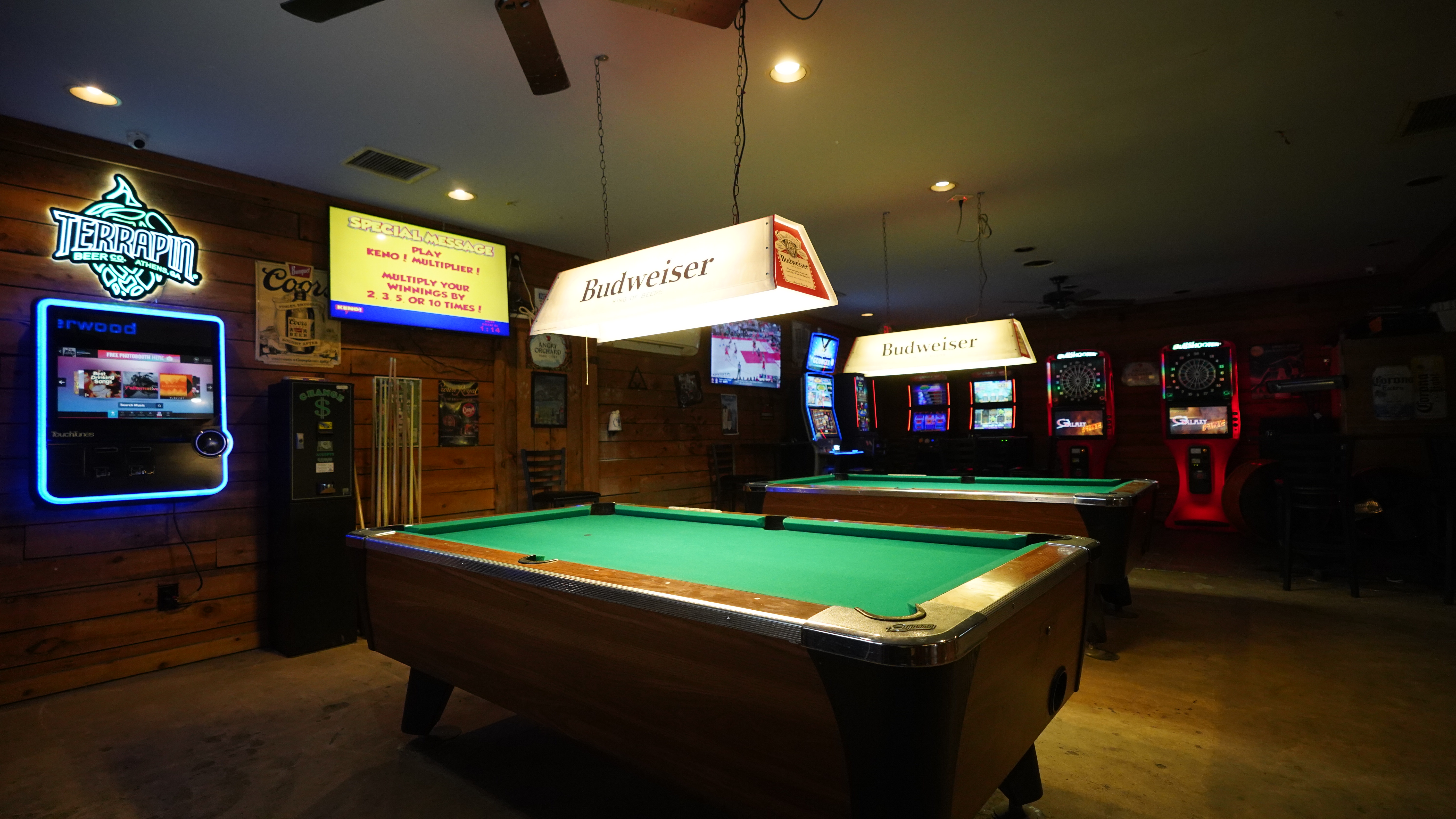 People playing pool