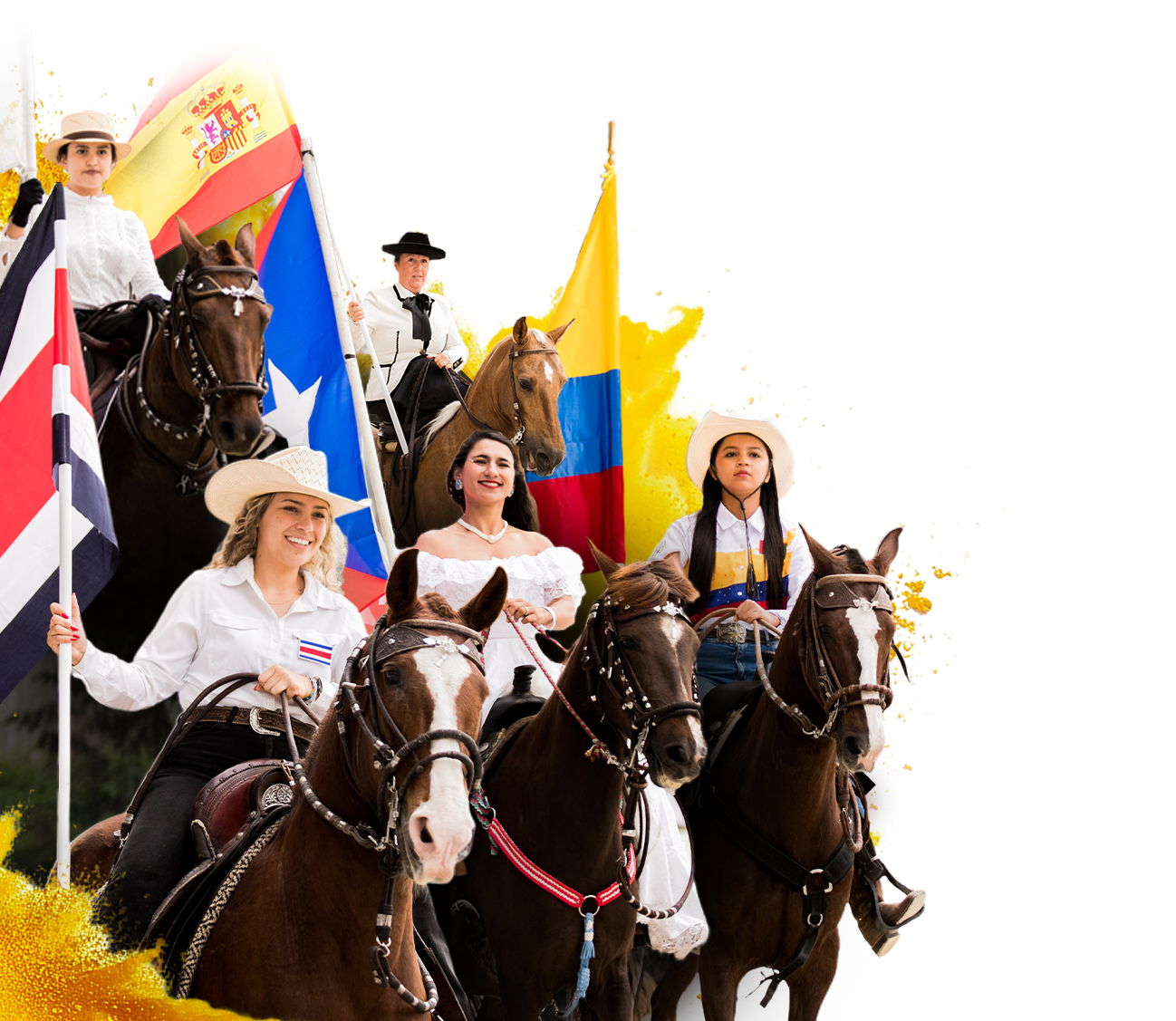 Amazonas con banderas