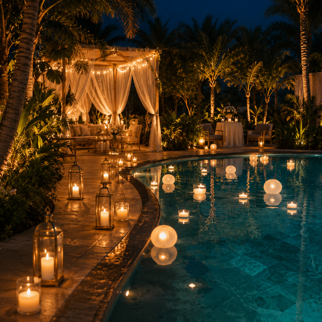 Villa Poolside Party