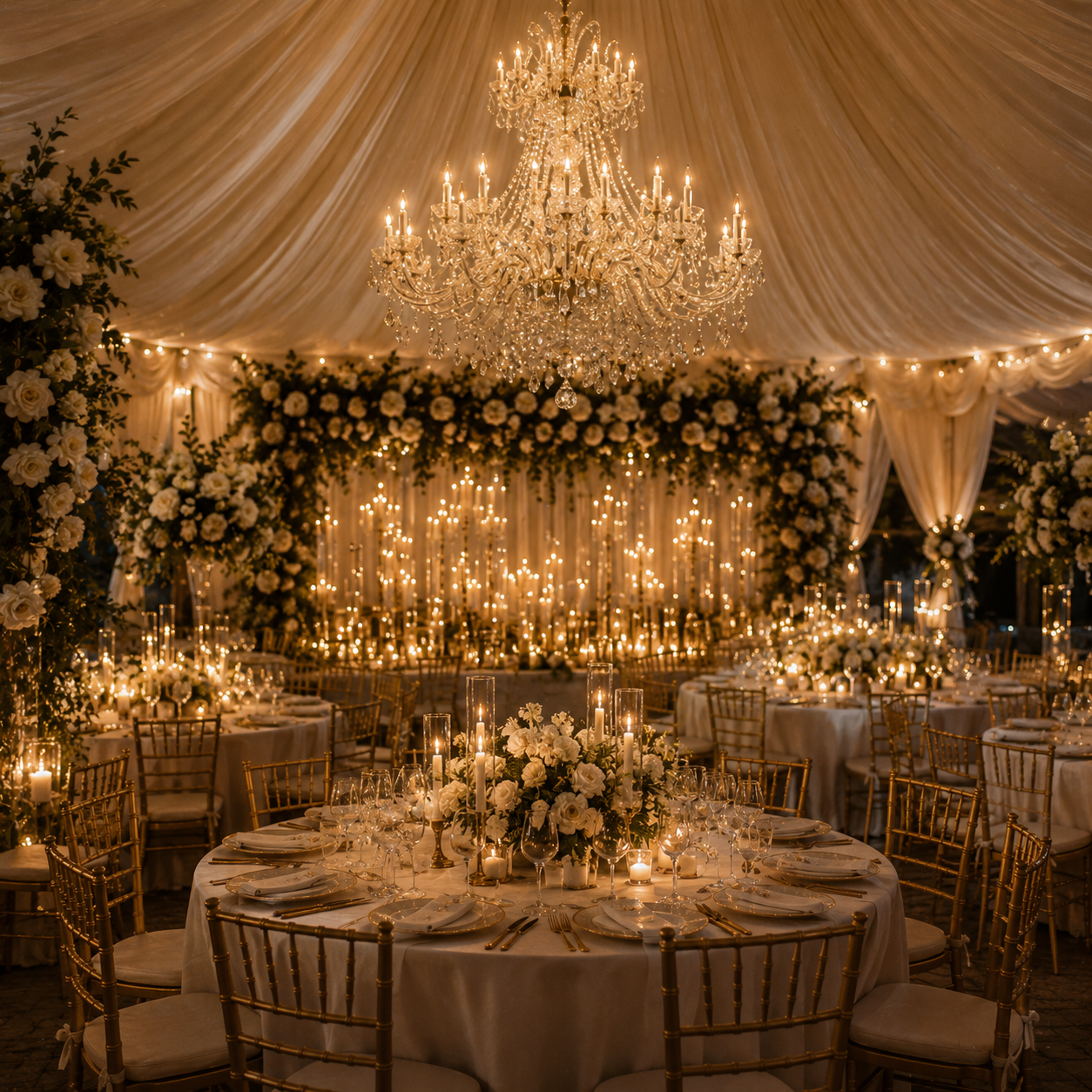Crystal Chandelier Soiree