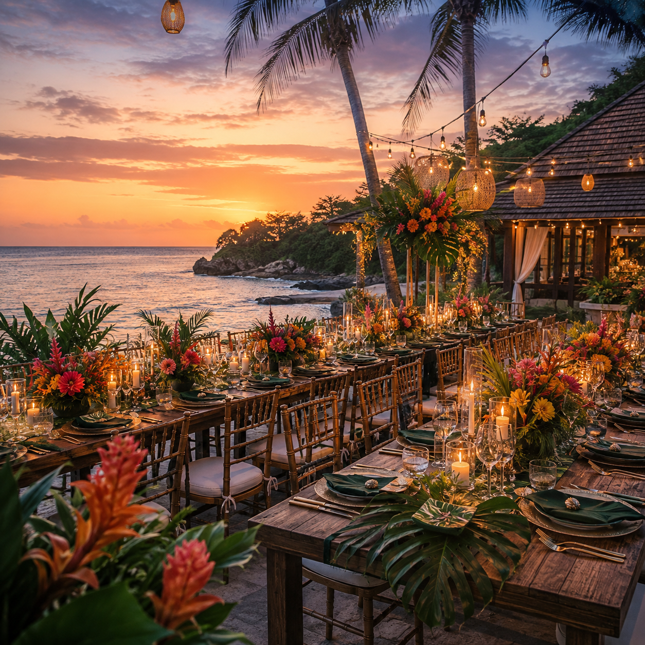 Sailcloth Sunset Wedding