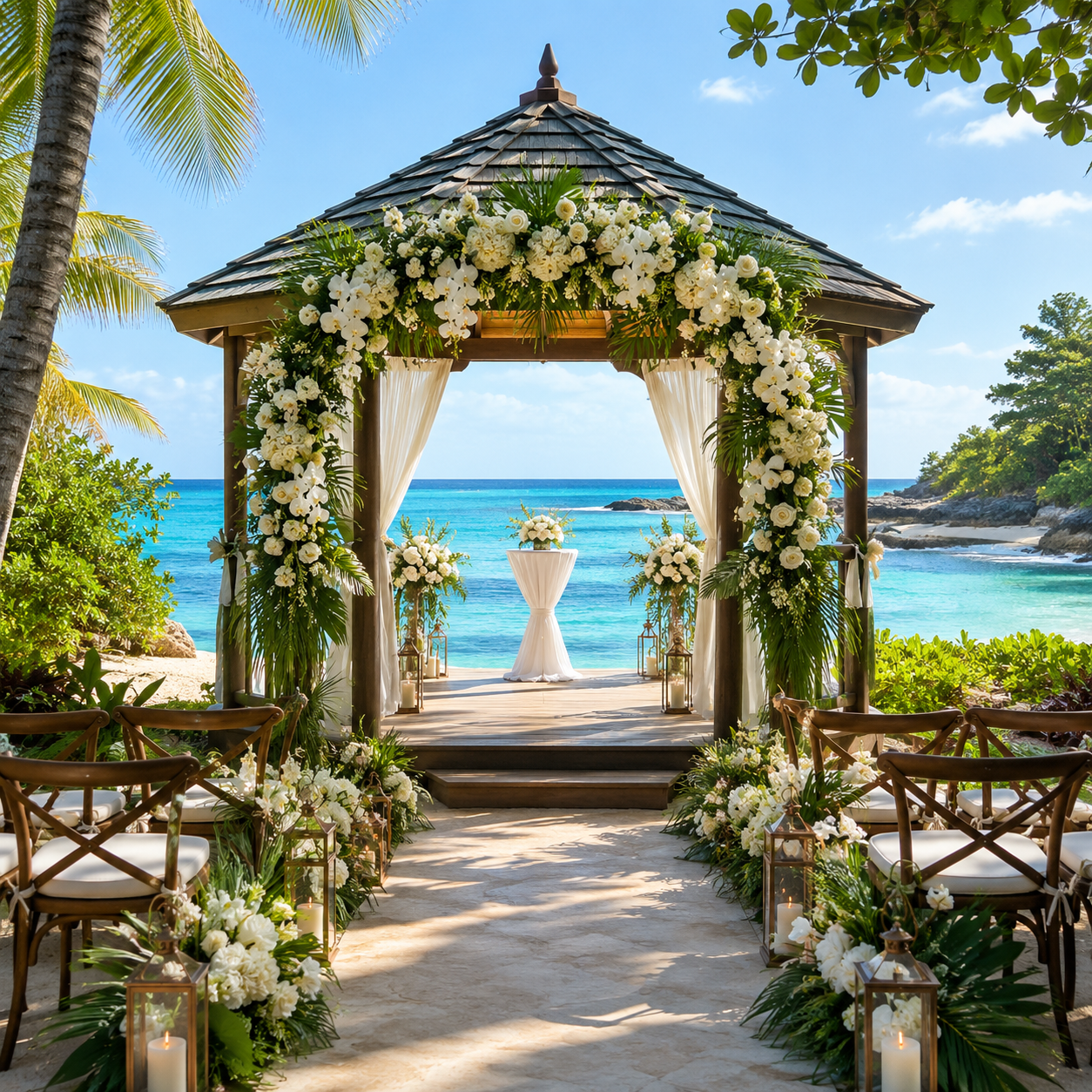 Beachfront Gazebo Vows