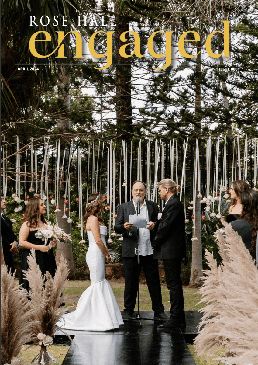 Recently Featured in Engaged Magazine - Rose Hall Engaged April 2024 Issue