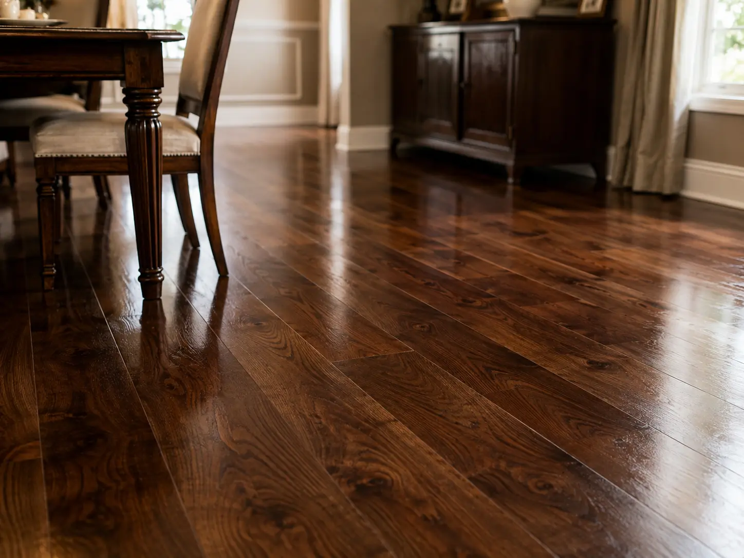 Dining Room Walnut Refinish