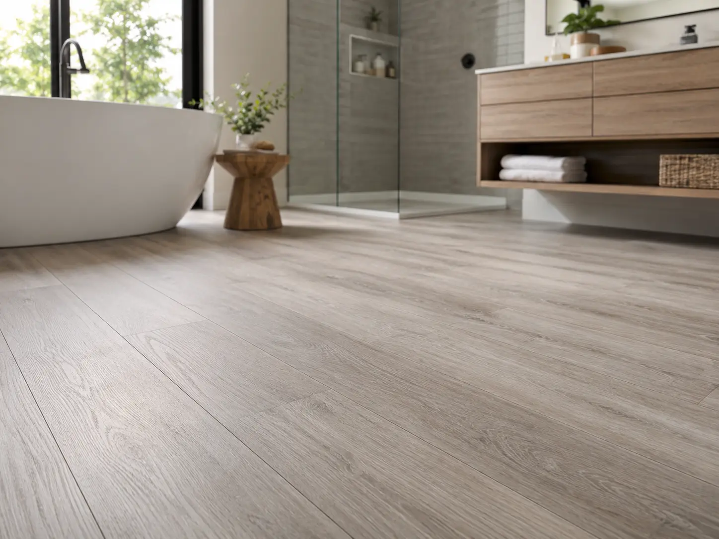 Waterproof LVP Bathroom