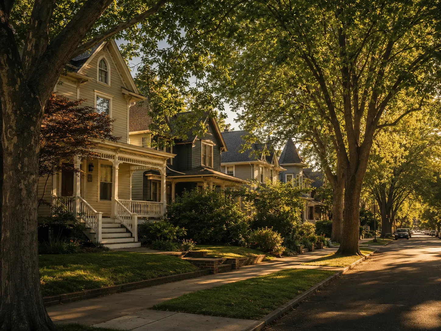 Sacramento Midtown residential street