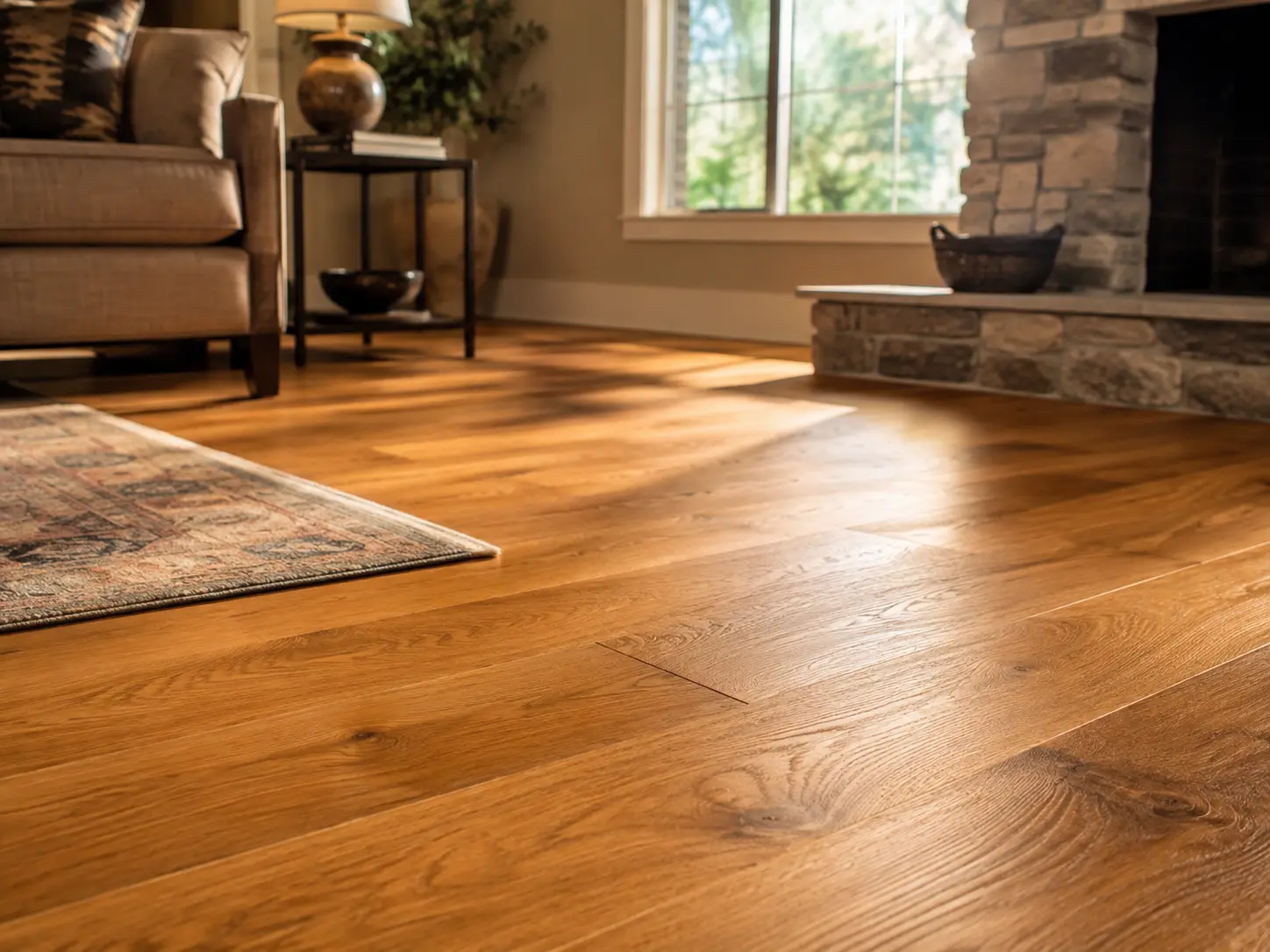 Living Room Hardwood Transformation