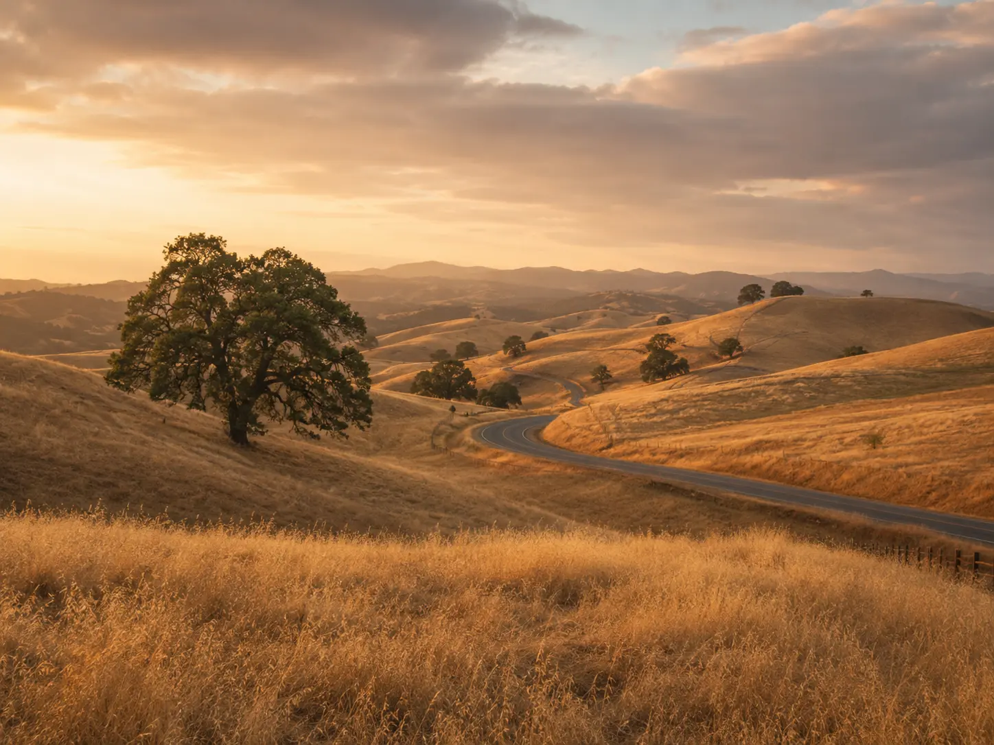 Lagoon Valley hills near Vacaville