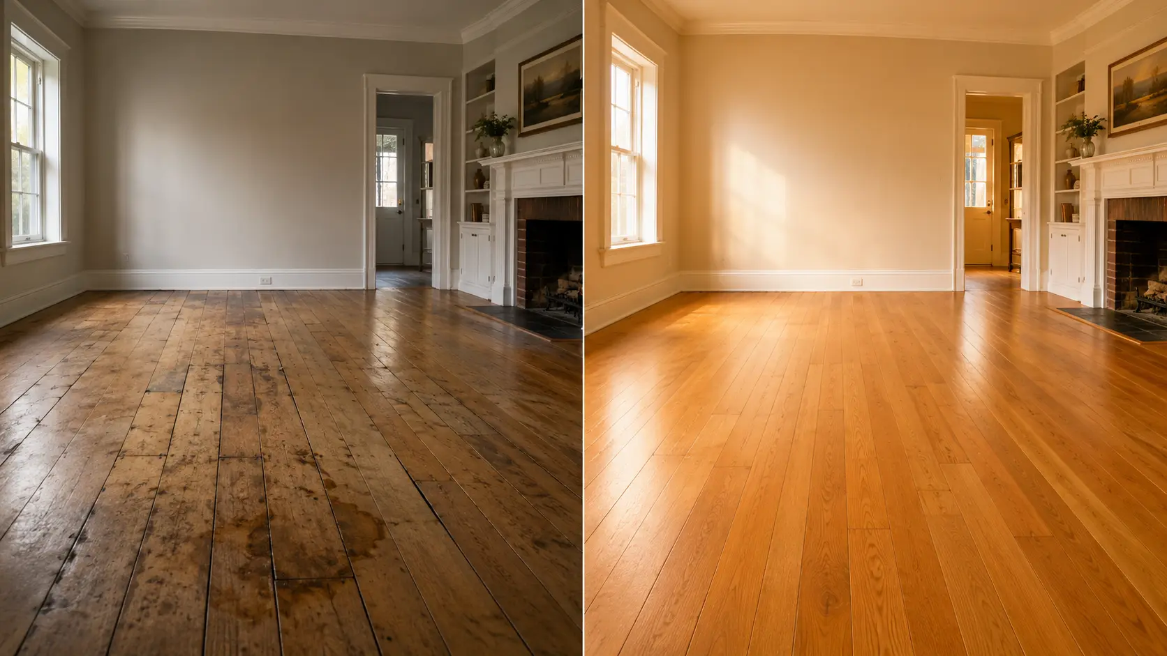 Water-Damaged Floor Restoration