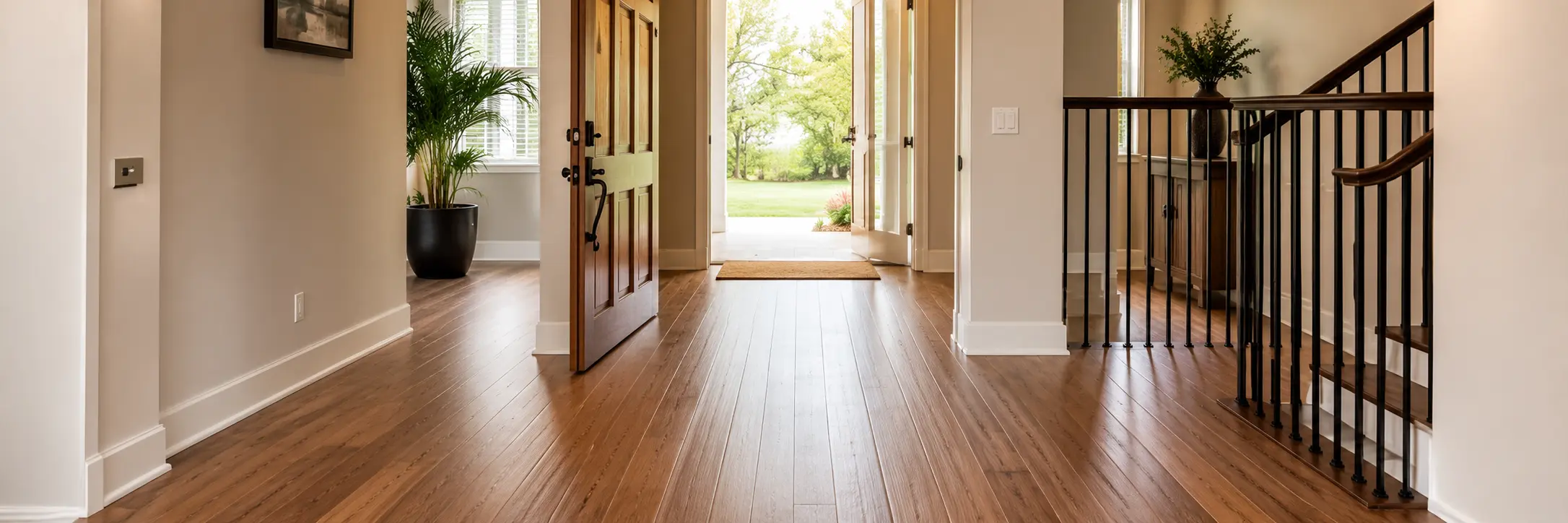 Perez Flooring Contact - Welcoming Entryway Flooring