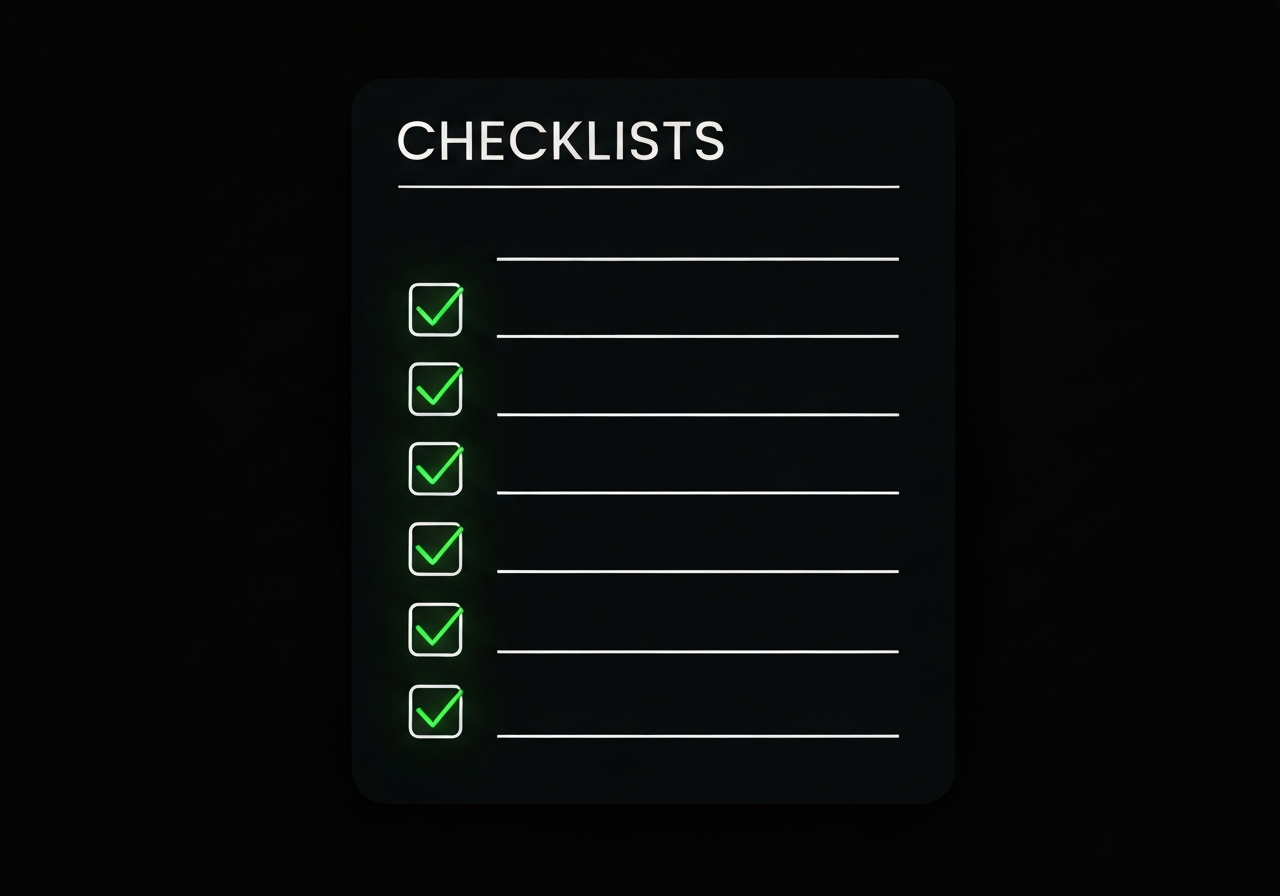 CHECKLISTS