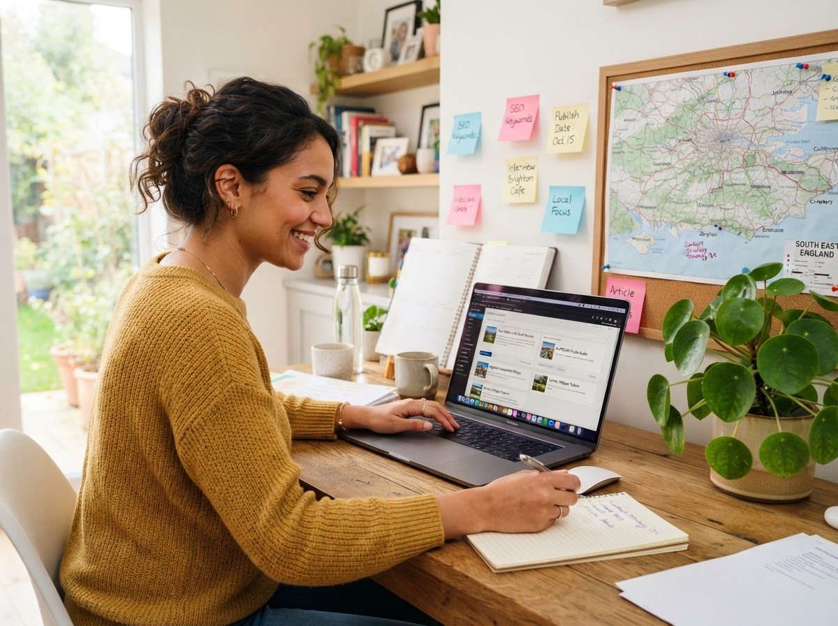 Writing locally relevant content without doorway pages