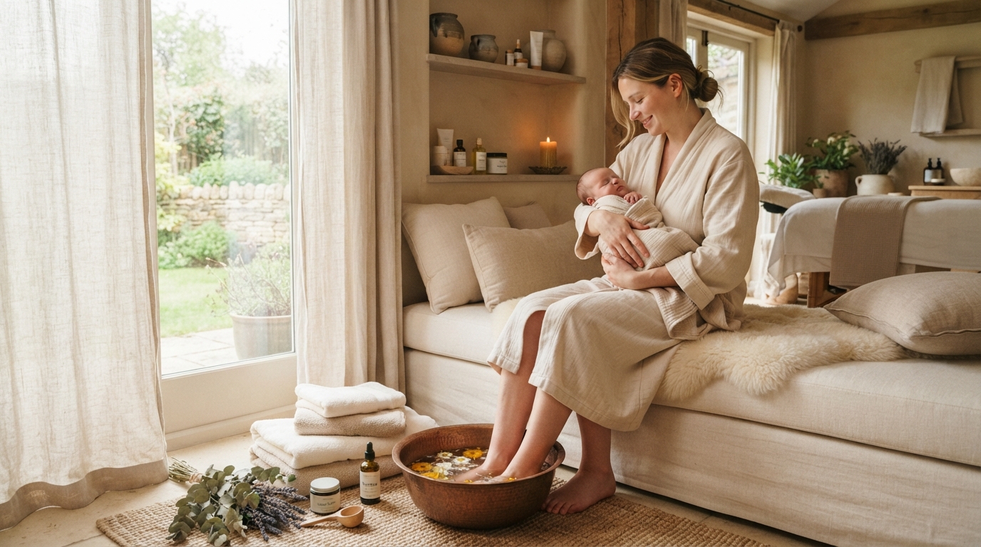 Postpartum Swelling Relief in Edmonton: Gentle Lymphatic Care for New Mothers