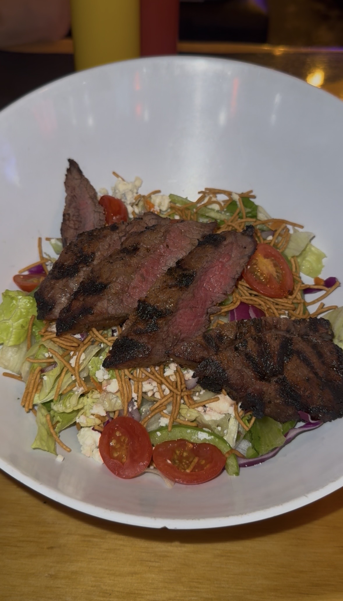 Lunch Specials & Fresh Salads - My Place Sports Bar Huntington Beach Grilled Tri Tip Salad and Lunch Specials at My Place Sports Bar & Grill Huntington Beach