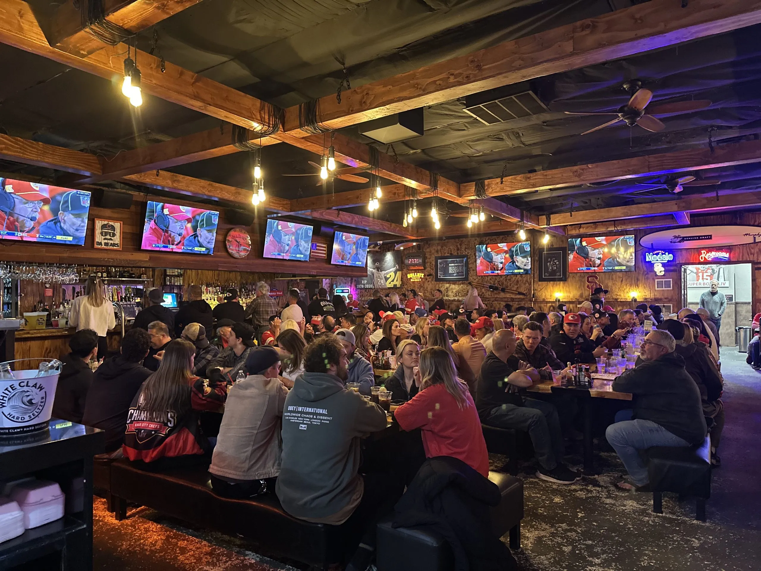 Community event and Chiefs Fan Club gathering at My Place Sports Bar & Grill Huntington Beach